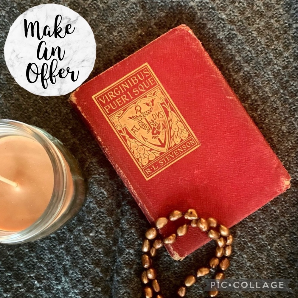 1900 Virginibus Puerisque Red Vintage Book